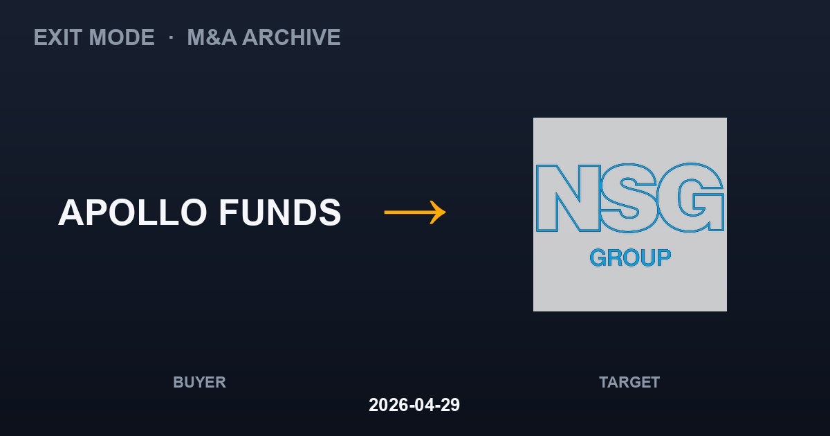APOLLO FUNDS acquires NIPPON SHEET GLASS COMPANY